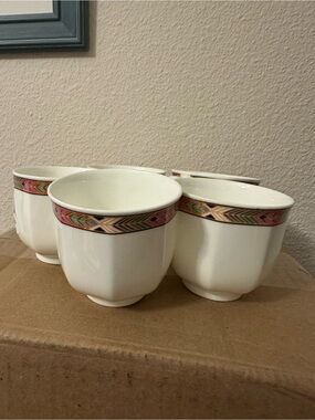 Set Of 5 Villeroy & Boch Cheyenne Coffee Cups